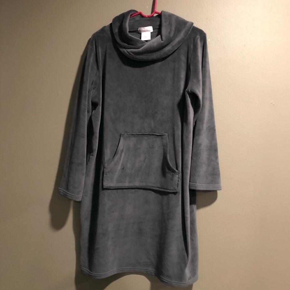 Softies Plush Cowl Neck Snuggle Lounger, L/Xl